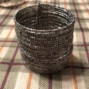 Silver cuff bracelet